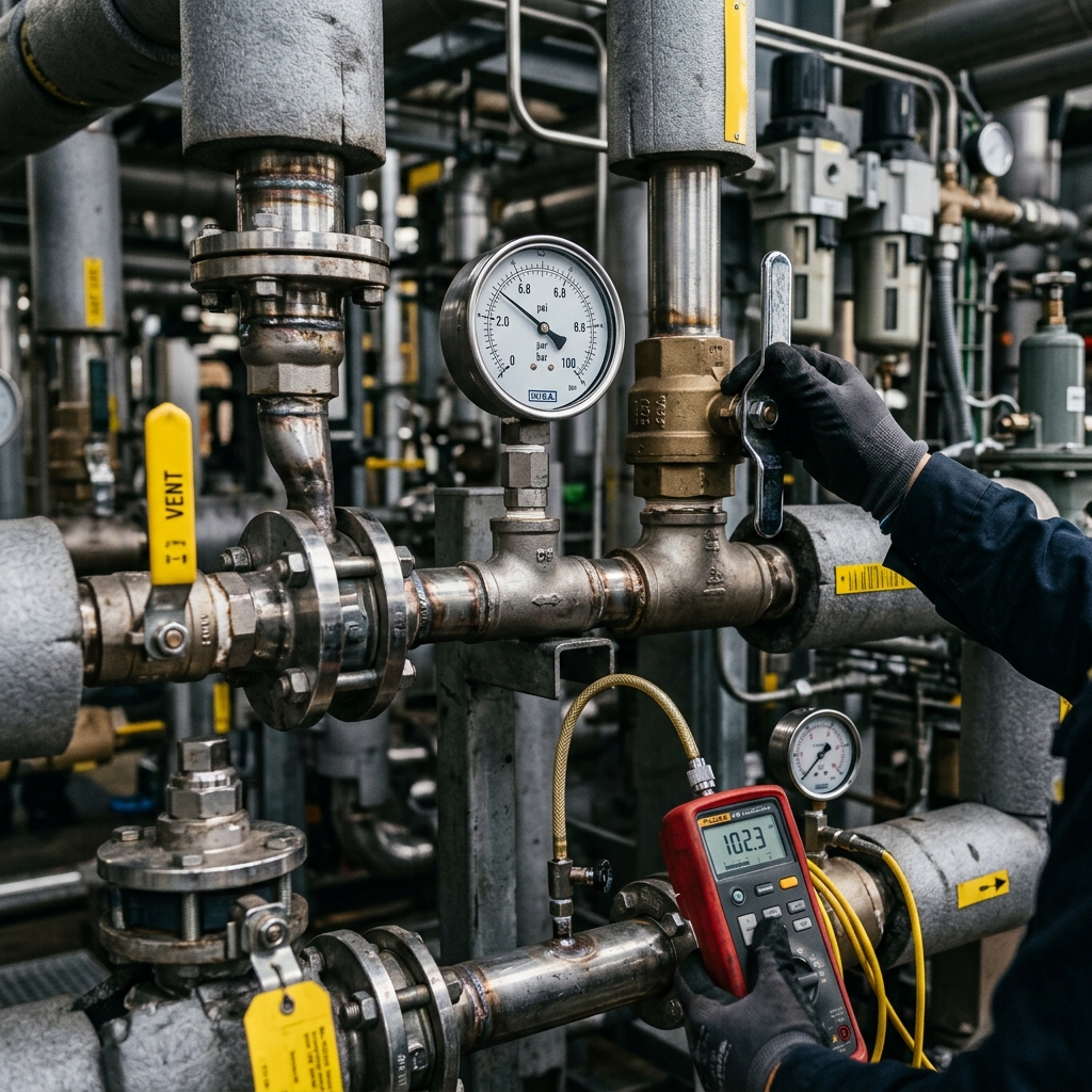 Maintenance de systèmes gaz